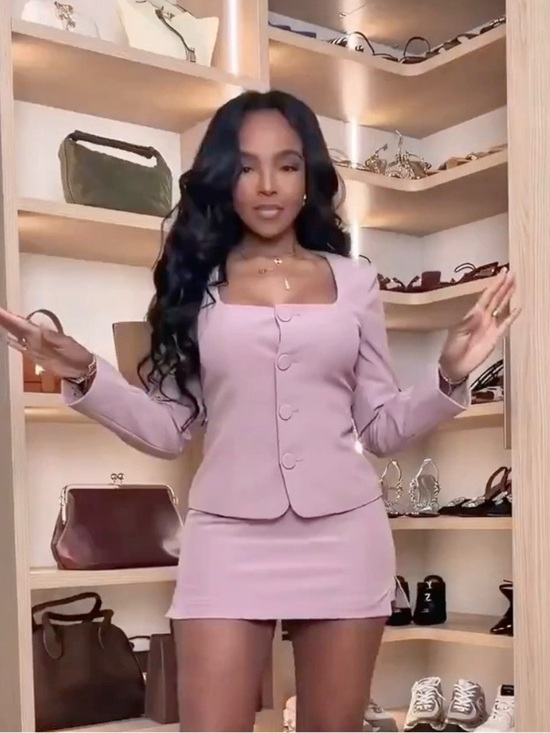 Express Jackets & Blazers - Express Lilac Women's Square-Neck Blazer